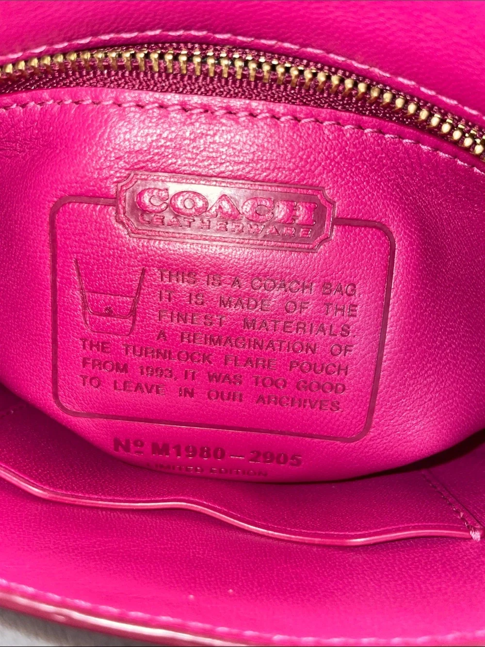 Coach Reimagined Turnlock Pouch Crossbody